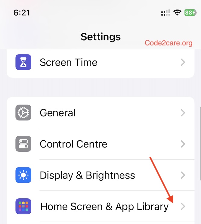 iOS 17 Home Screen & App Library Code2care